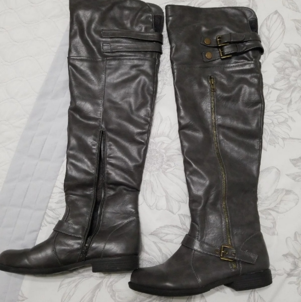 Above the knee boot